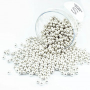 Super Streusel Mini Knusperkugeln Silber, 150 g
