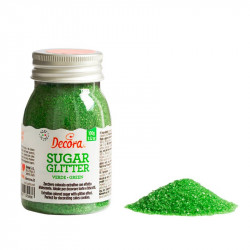Glitzerzucker Grün, 100 g