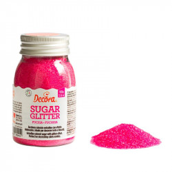 Glitzerzucker Pink, 100 g