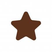 Silicone stencil star 60 pieces, Ø 2.6 cm