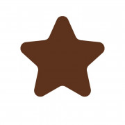 Silicone stencil star 42 pieces, Ø 3.4 cm