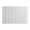Stencil in silicone a stella 42 pezzi, Ø 3,4 cm