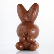 Chocolate mold 3D bunny Minou, 2 pieces