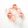 Bouquet di palloncini oro rosa, 10 pezzi