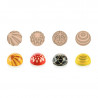 Silicone stamp for chocolates, 4 pieces