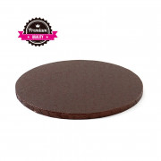 Cake plate round extra strong brown Ø 25 cm
