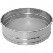 Sieb mit Rahmen aus Edelstahl, Ø 22 cm / 0.60 mm