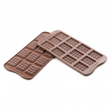 Stampo in silicone per tavolette di cioccolato, 12 pezzi