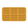 Moule en silicone pour bricelets Eclair Cercles et triangles