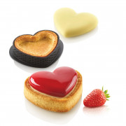 Set pasticceria cuore Ø 7 cm, 8 pezzi