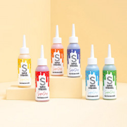Set arcobaleno di glassa per torte a goccia Super Sprinkles, 6 pezzi