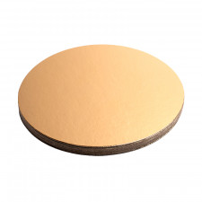 Tortenboden Gold Ø 26 cm 5 Stück