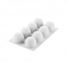 Silicone mold dome Ø 6 cm, 8 pieces