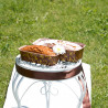 Brown paper baking dish 17.5 x 7 cm, 6 pieces