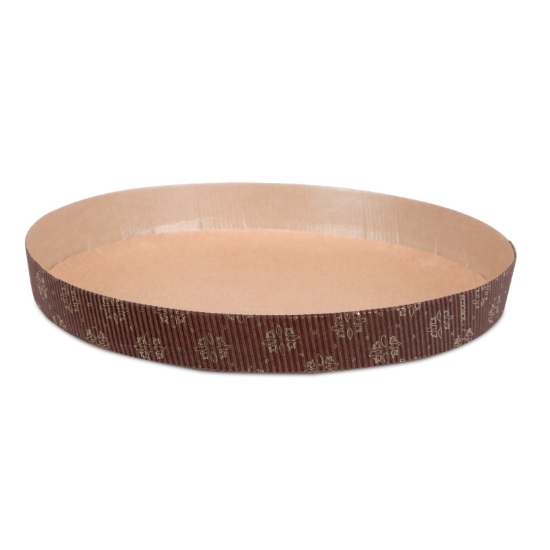 Papier-Backform Braun Ø 21 cm, 10 Stück Papier-Backform Braun Ø 21 cm, 10 Stück