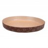 Paper baking dish brown Ø 21 cm, 10 pieces
