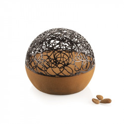 Set di stampi in silicone con pallina di cioccolato appiattita Ø 15 cm