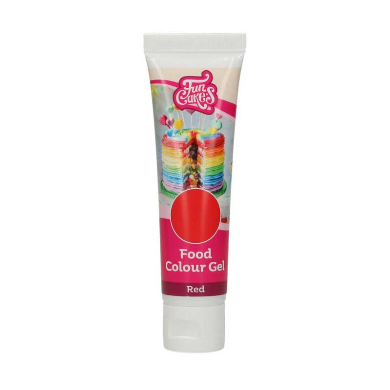 FunCakes colorante alimentare in gel rosso, 30 g FunCakes colorante alimentare in gel rosso, 30 g