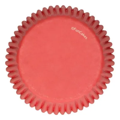 Teglia per cupcakes FunCakes rossa, 48 pezzi