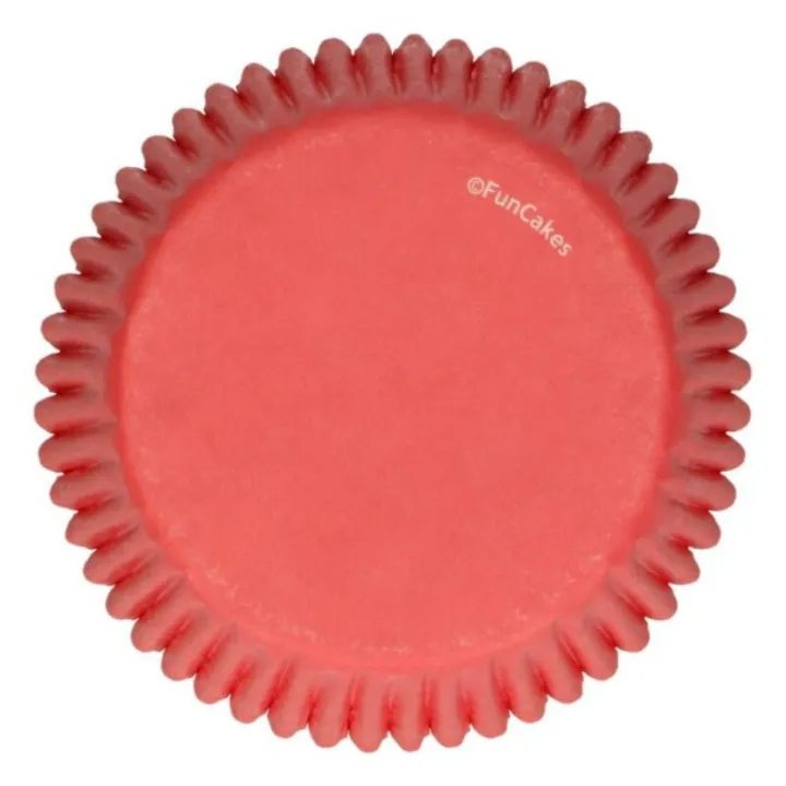 FunCakes Cupcakes-Backförmchen Rot, 48 Stück