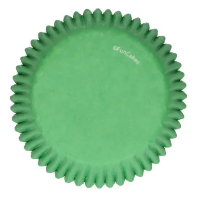 Pirottini per cupcake FunCakes verde erba, 48 pezzi