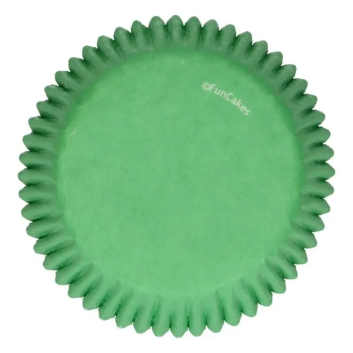 FunCakes Cupcakes-Backförmchen Grasgrün, 48 Stück