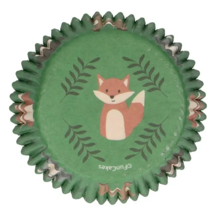 FunCakes Moules à cupcakes Animaux de la forêt, 48 pièces