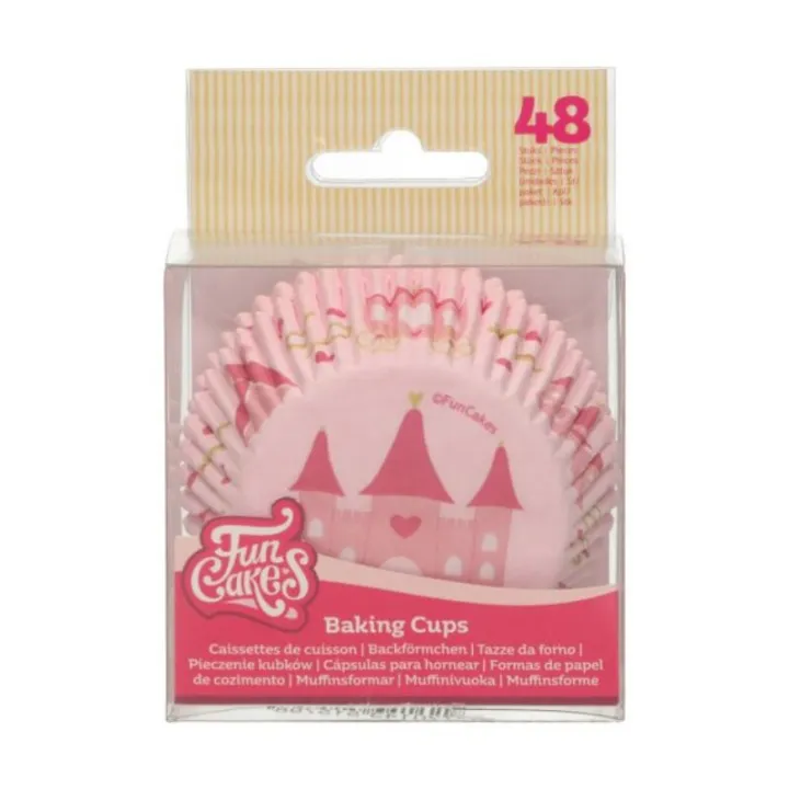 FunCakes Moules à cupcakes Princesse, 48 pièces