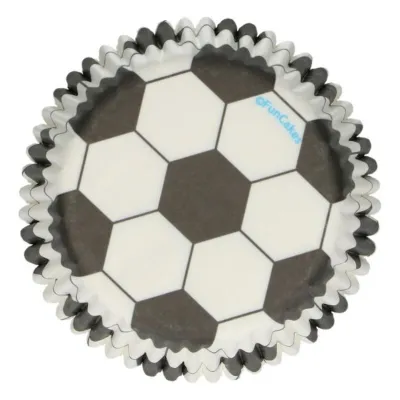FunCakes cupcake baking cups football, 48 pieces