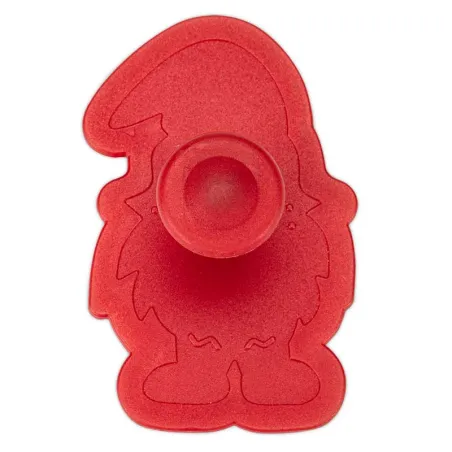 Embossing cookie cutter gnome