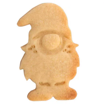 Embossing cookie cutter gnome