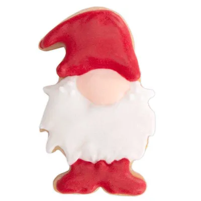 Embossing cookie cutter gnome