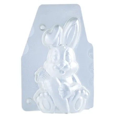 Chocolate mold bunny carrot