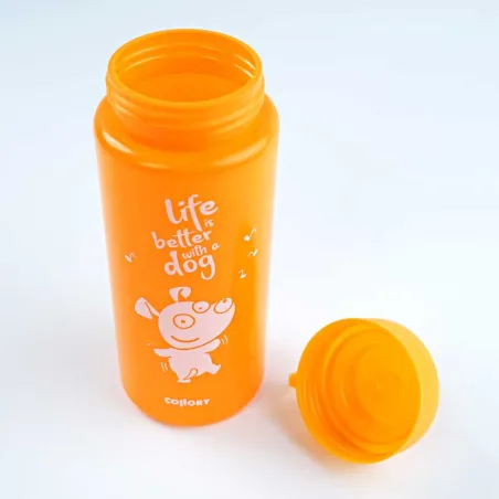 Dough bottle for dog treats orange