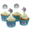 Cupcakes topper unicorno, 24 pezzi