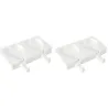 Ice cream mold hearts 8 pieces for perfect popsicles