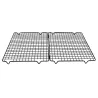 Folding grille with feet