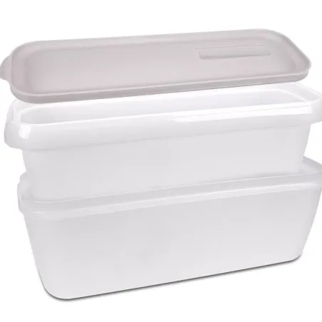 Bac à glace double paroi avec couvercle, 1300 ml