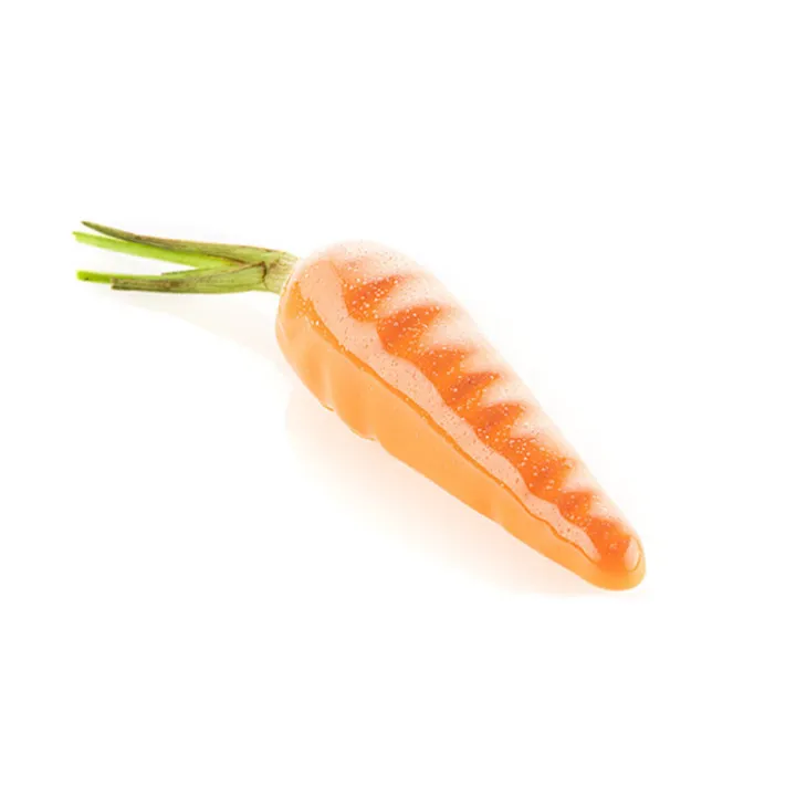 Silicone carrot mold