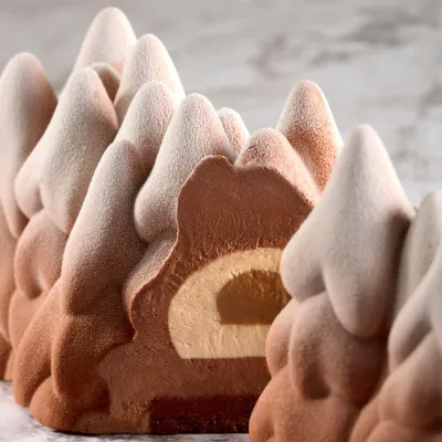 Silicone mold fir tree forest