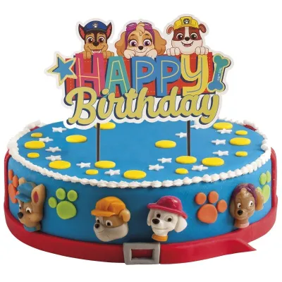 Kuchentopper Paw Patrol Happy Birthday