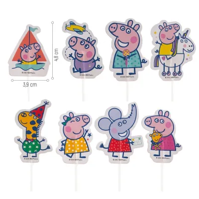 Cake Toppers Peppa Pig, 16 Stück