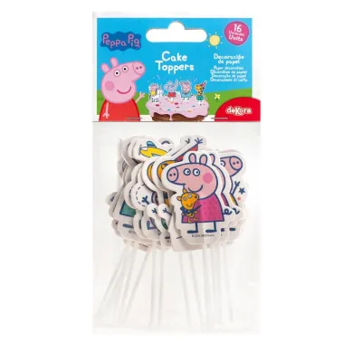 Cake Toppers Peppa Pig, 16 Stück