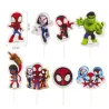 Cake topper Spiderman, 12 pezzi