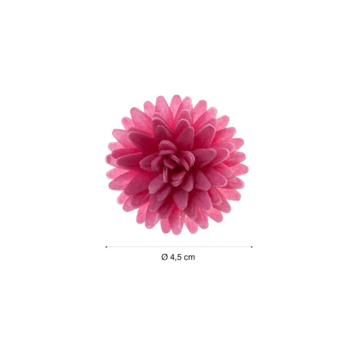 Esspapier Blumen Pompons, 12 Stück