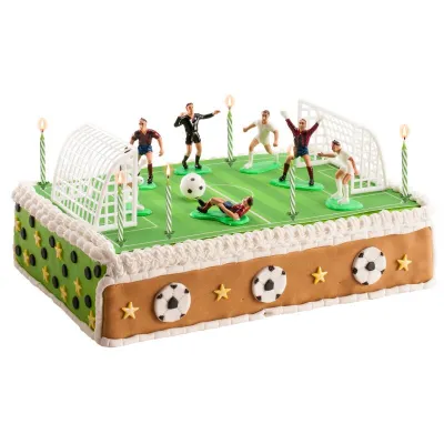 Set di calcio per la decorazione di torte