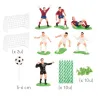 Set di calcio per la decorazione di torte