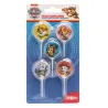 Paw Patrol Kerzen, 5 Stück