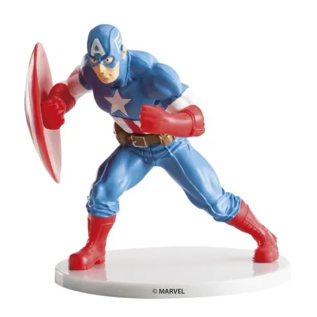 Cake topper Capitan America, 9 cm