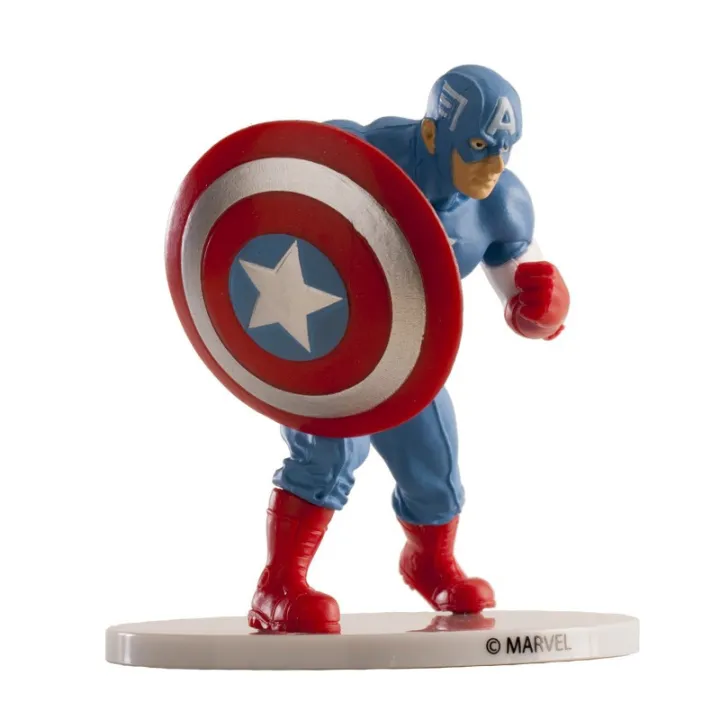 Cake topper Capitan America, 9 cm